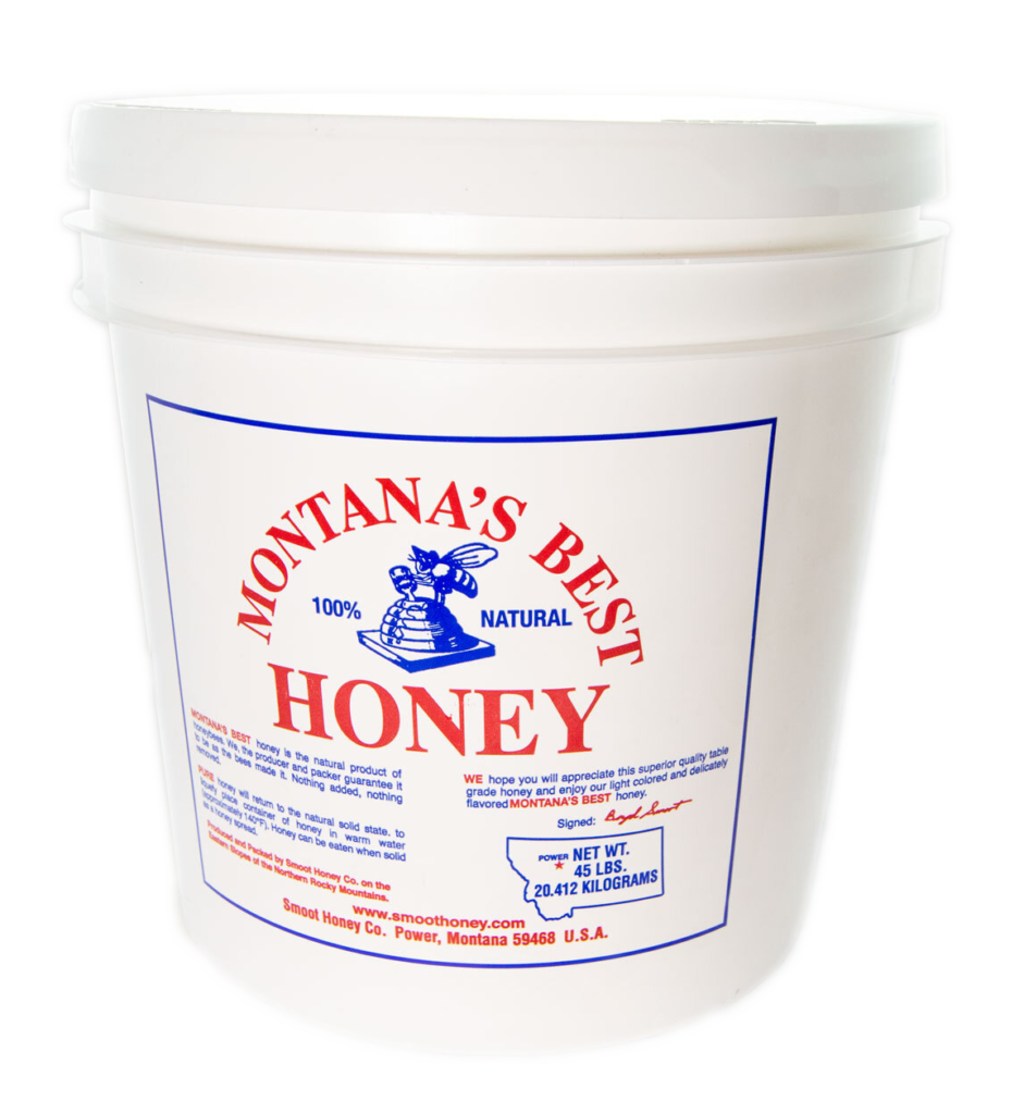 45 lb Honey Bucket Smoot Honey